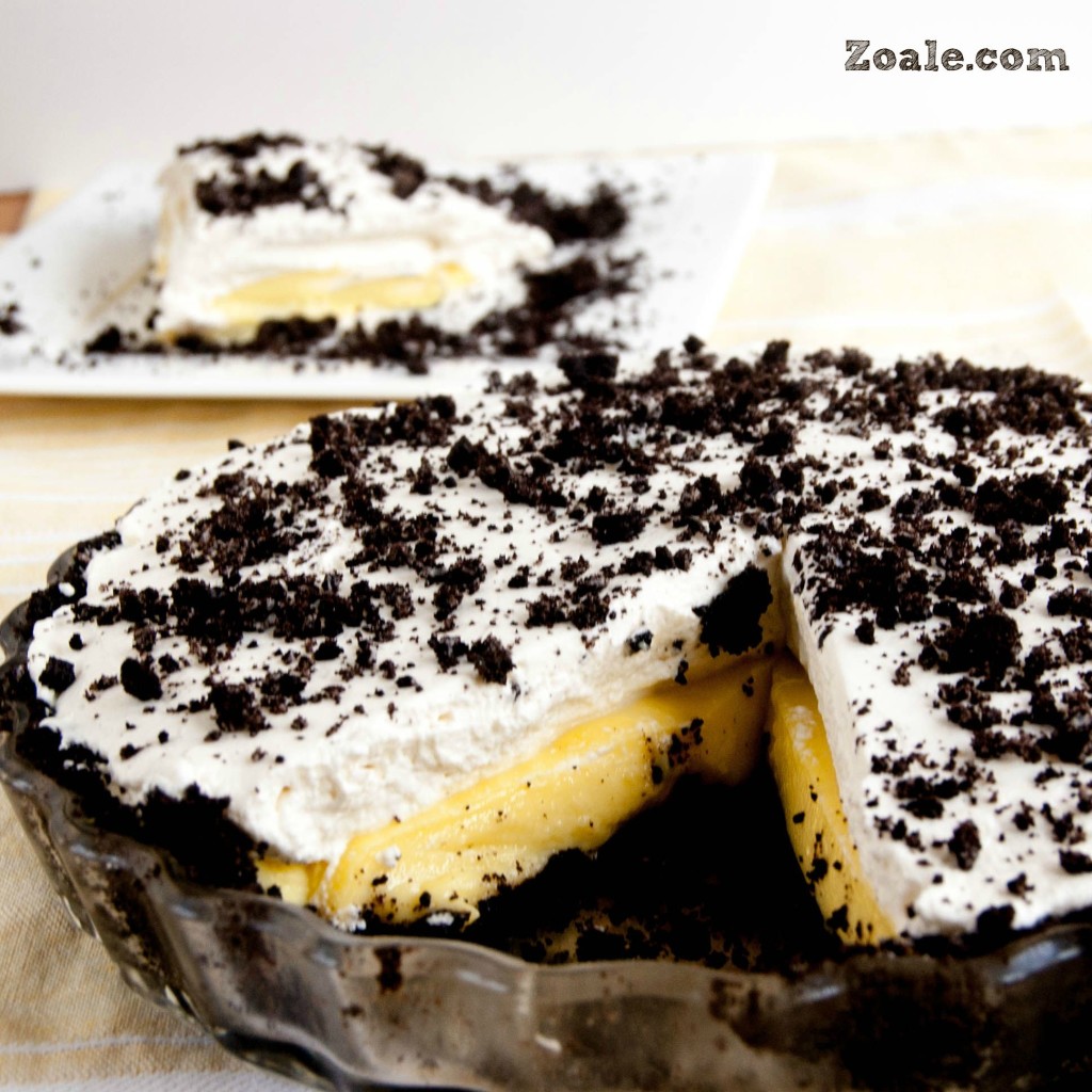 Vanilla Pudding Oreo Pie