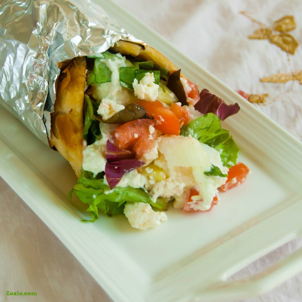 greek salad sandwich 
