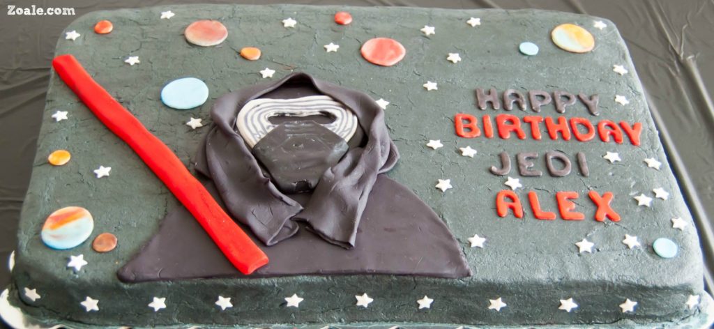 Kylo Ren Birthday Cake