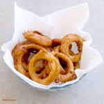 black and tan beer battered onion rings